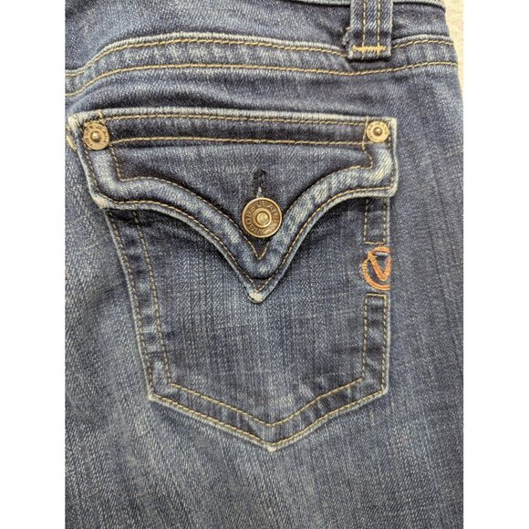 Vigoss Jeans Womens 9 Blue Bootcut Stretch Denim Five Pocket Mid Wash P1536J - Picture 11 of 16